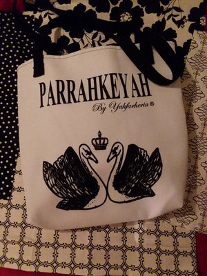 PARRAHKEYAH Black/White T-Shirt Bundle - w/TOTE-ME BAG