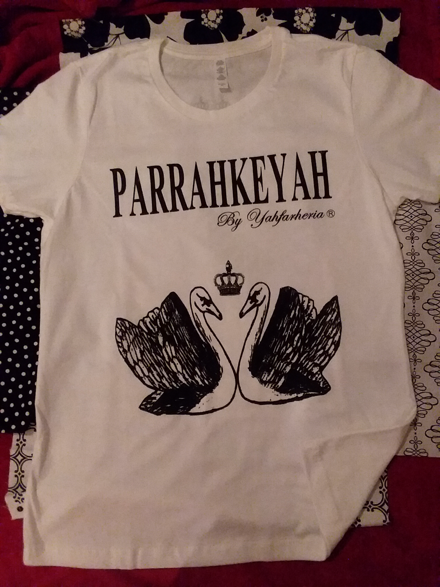 My ALL NEW- PARRAHKEYAH SIGNATURE 'ELITE' BLACK & WHITE T-SHIRT